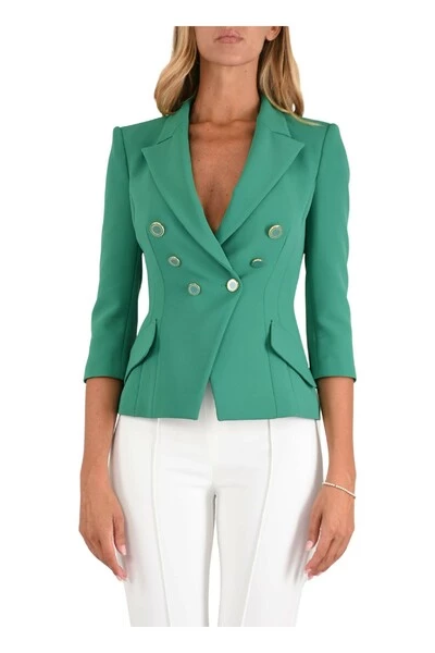 Elisabetta Franchi Blazers Green 2 Elisabetta Franchi Blazers Green - Afbeelding 2