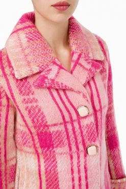 Elisabetta Franchi Zomerjassen Jacket Tartan Pink -Elisabetta Franchi Winkel 9e1f140b88c89fe8dee3fef79702e35e