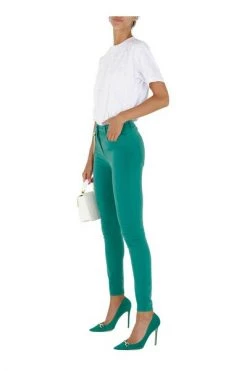 Elisabetta Franchi Skinny Jeans Jeans PJ58S26E2 Green -Elisabetta Franchi Winkel 9e66937f65e94f9113208b88158de9f6