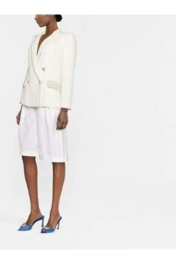 Elisabetta Franchi Blazers Blazer Jacket Beige