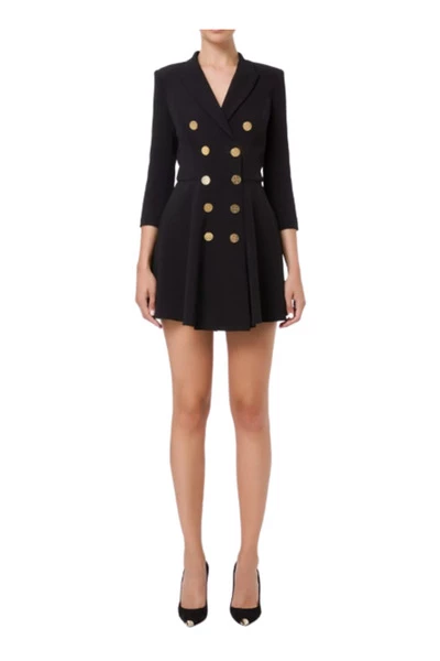 Elisabetta Franchi Casual Jurken Dress MIINTO-4fdee8dae73fd4c074e9 Black 2 Elisabetta Franchi Casual Jurken Dress MIINTO-4fdee8dae73fd4c074e9 Black - Afbeelding 2