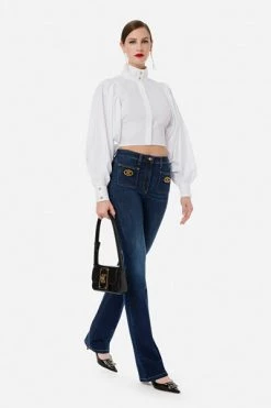 Elisabetta Franchi Bootcut Jeans Jeans Blue