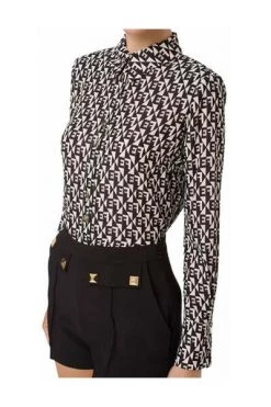 Elisabetta Franchi Longsleeve Shirts Shirt Black