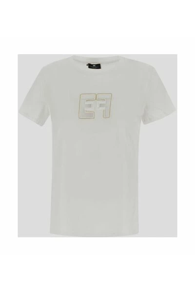 Elisabetta Franchi T-Shirts White 1 Elisabetta Franchi T-Shirts White