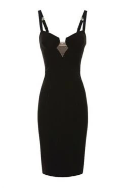 Elisabetta Franchi Feestjurken Party Dress Black -Elisabetta Franchi Winkel 9fa91c26ec066c768c02ec093cc73f25