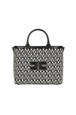 Elisabetta Franchi Shoppers Bags Black