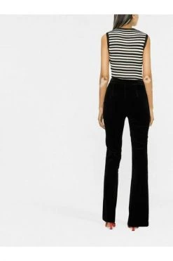 Elisabetta Franchi Wijde Broeken Wide Pants Black -Elisabetta Franchi Winkel a077b1ca0e9dd231df7270f21cd5d1cb