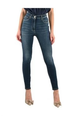 Elisabetta Franchi Skinny Jeans Donna PJ36s21E2_104 Blue