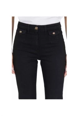 Elisabetta Franchi Cropped Jeans Black -Elisabetta Franchi Winkel a0ca98b36595d3acb063151b830b5cf2