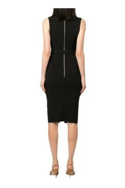 Elisabetta Franchi Casual Jurken Midi Dresses Black