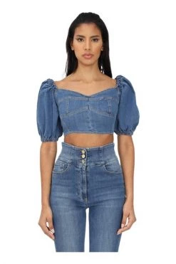 Elisabetta Franchi Shirts Top Blue 11 Elisabetta Franchi Shirts Top Blue -Elisabetta Franchi Winkel a185616e294ba97bc624228ed1949886