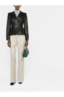 Elisabetta Franchi Leren En Suède Jassen Leather Jacket Black -Elisabetta Franchi Winkel a1e6ad66c018a114a49458a5ff36802d