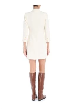 Elisabetta Franchi Casual Jurken Dress White