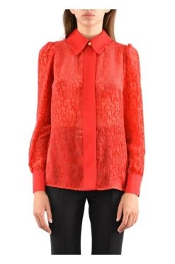 Elisabetta Franchi Longsleeve Shirts Shirt Red 6 Elisabetta Franchi Longsleeve Shirts Shirt Red -Elisabetta Franchi Winkel a203ce83578fec160b69f533c896544d