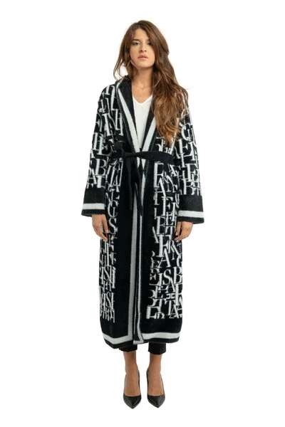 Trenchcoats & Mantels Elisabetta Franchi Coats Black 2 Trenchcoats & Mantels Elisabetta Franchi Coats Black - Afbeelding 2