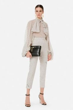 Elisabetta Franchi Chino's Polka Dot Pants White 6 Elisabetta Franchi Chino's Polka Dot Pants White -Elisabetta Franchi Winkel a2bdf95ebb38a9ef8a651031f174128c