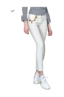 Elisabetta Franchi Skinny Jeans Jeans Skinny Con Catena White -Elisabetta Franchi Winkel a2d630d5d5ea1fd6cfe2377973298fe8