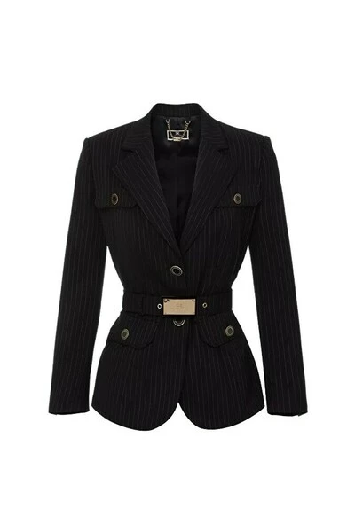 Elisabetta Franchi Business Blazers Formal Blazers Black 3 Elisabetta Franchi Business Blazers Formal Blazers Black - Afbeelding 3