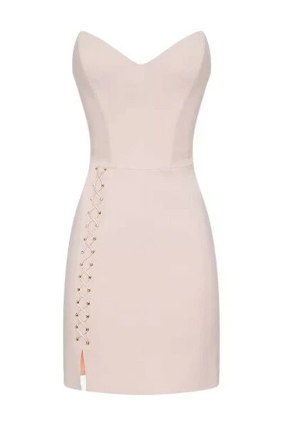 Elisabetta Franchi Casual Jurken Short Dresses Pink 2 Elisabetta Franchi Casual Jurken Short Dresses Pink - Afbeelding 2