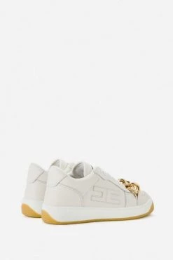 Elisabetta Franchi Sneakers Chain Trainers White