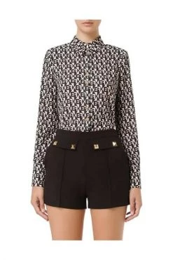 Elisabetta Franchi Longsleeve Shirts Shirts Black