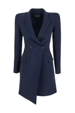 Elisabetta Franchi Casual Jurken Short Dresses Blue