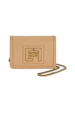 Elisabetta Franchi Schoudertassen Cross Body Bag Beige