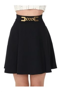 Elisabetta Franchi Midirokken Skirt Black