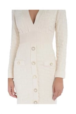 Elisabetta Franchi Casual Jurken Dresses White -Elisabetta Franchi Winkel a5411296afef5d5fd3247386ec3ab2ac