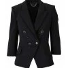 Elisabetta Franchi Blazers Black
