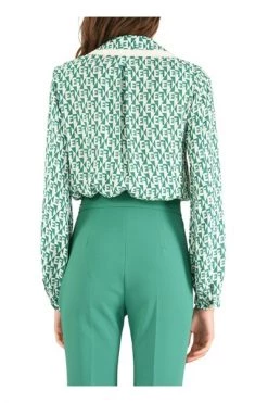Longsleeve Shirts ELISABETTA FRANCHI Bodysuit Shirt Green -Elisabetta Franchi Winkel a5e274aaceb4c6b8d4ebc5d4123eb63d