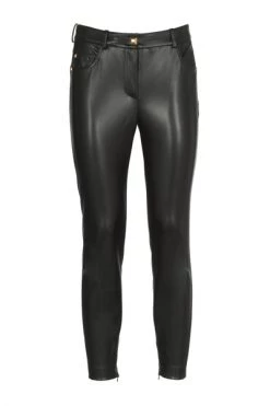 Elisabetta Franchi Leren Broeken Leather Trousers Black 8 Elisabetta Franchi Leren Broeken Leather Trousers Black -Elisabetta Franchi Winkel a63178e0f4162078c4b251d47cb2ce8a