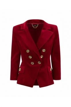 Elisabetta Franchi Blazers Red