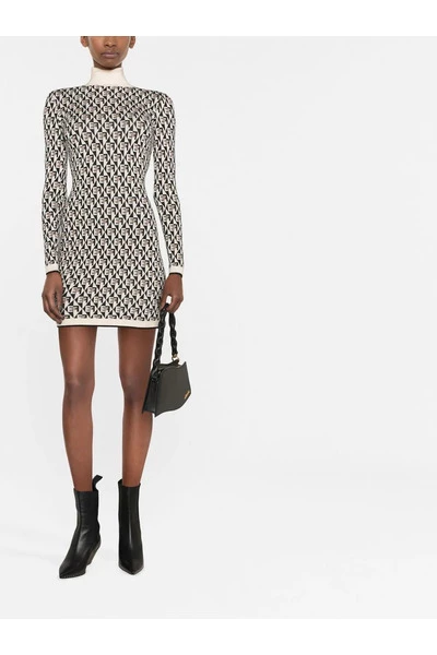 Elisabetta Franchi Casual Jurken Knitted Dresses Black 4 Elisabetta Franchi Casual Jurken Knitted Dresses Black - Afbeelding 4