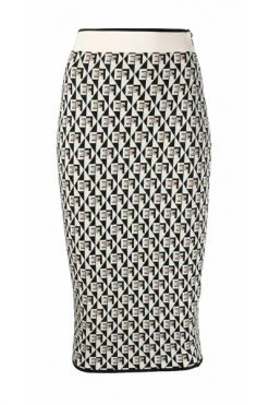 Elisabetta Franchi Midirokken Skirt Black