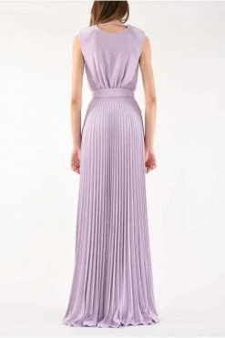 Elisabetta Franchi Maxi Jurken Long Dress Purple -Elisabetta Franchi Winkel a72cd0db55dd6e6ececd2f1758c45eb4