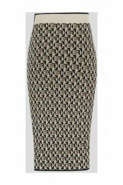 Elisabetta Franchi Midirokken Midi Skirts Beige -Elisabetta Franchi Winkel a73facc22df7c8647645968384eea902