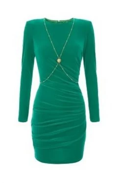 Elisabetta Franchi Feestjurken Dresses Green -Elisabetta Franchi Winkel a7c9edf05f0ddb7ab243d0ce475e5be7