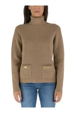Elisabetta Franchi Coltruien Turtlenecks Brown -Elisabetta Franchi Winkel a7e4fd70003f482d20ce3ceb31c1c511