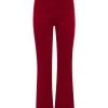 Elisabetta Franchi Wijde Broeken Wide Trousers Red