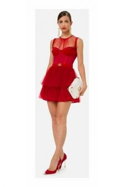 Elisabetta Franchi Feestjurken Party Dresses Red
