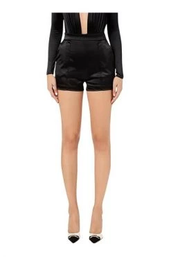 Elisabetta Franchi Korte Broeken Short Shorts Black