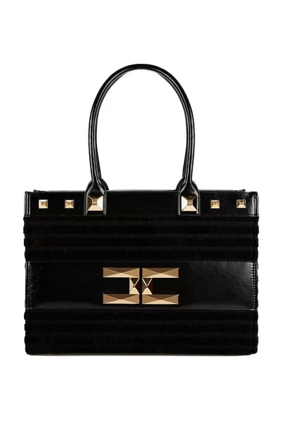 Handtassen Elisabetta Franchi Bags.. Black Black 2 Handtassen Elisabetta Franchi Bags.. Black Black - Afbeelding 2
