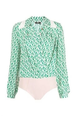 Elisabetta Franchi Bodies Body Green -Elisabetta Franchi Winkel a959c554a6135c001e410e5b241f5f91