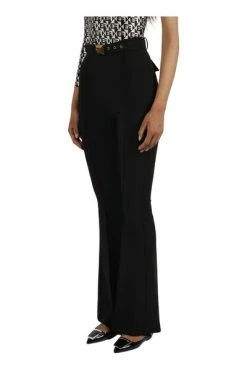 Elisabetta Franchi Vrijetijds Broeken Trousers Black
