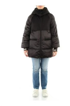 Elisabetta Franchi Gewatteerde Jassen Jackets Black