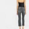 Elisabetta Franchi Cropped Jeans Gray