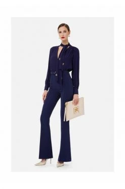 Elisabetta Franchi Longsleeve Shirts Shirts Blue -Elisabetta Franchi Winkel aac259f983ce2b2924002528d15800a0