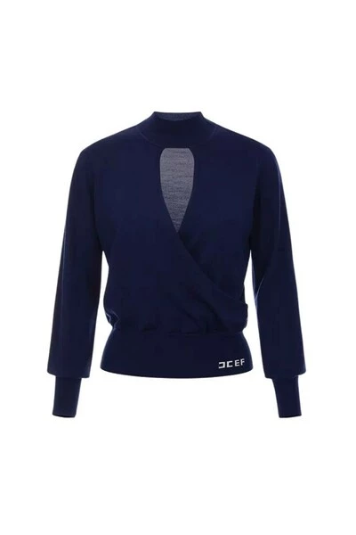Elisabetta Franchi Coltruien Turtlenecks Blue 4 Elisabetta Franchi Coltruien Turtlenecks Blue - Afbeelding 4