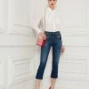 Elisabetta Franchi Cropped Jeans Blue